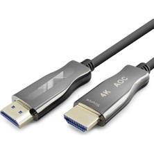 Lovesta Home Fiber Optik HDMI 2.0 Kablo 4K UHD 60 Hz 40 M - Siyah HDX2058