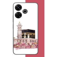 Aksesuarist Redmi 13 Uyumlu Çiçekli Kabe.jpeg Baskılı Silikon Kılıf
