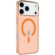 Dorasan Apple iPhone 18 Pro Max/17 Pro Max Kılıf Pc Real Magsafe Kapak - Turuncu