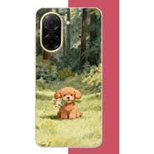 Aksesuarist Redmi A5 Uyumlu Peluş Köpek Baskılı Silikon Kılıf