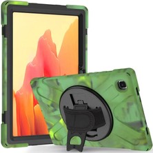 Dorasan Samsung Galaxy T220 Tab A7 Lite 8.7 Kılıf Amazing Tablet Kapak - Kamuflaj