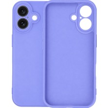 Dorasan Apple iPhone 16 Kılıf Nano Içi Kadife Silikon - Lila