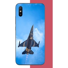 Aksesuarist Redmi 9A Uyumlu Gökyüzüne Yükseliş Baskılı Silikon Kılıf