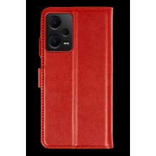 Dorasan Xiaomi Redmi Note 12 5g Trend S Kapaklı Kılıf - Kırmızı