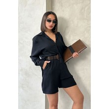 Very Moda Kemerli Şort | D2686