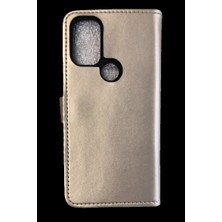 Dorasan General Mobile Gm 21 Plus Trend S Plus Kapaklı Telefon Kılıf - Gold