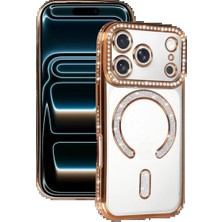 Dorasan Apple iPhone 17 Pro Joke Simli Magneticsafe Kılıf - Turuncu