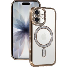 Dorasan Apple iPhone 17 Joke Simli Magneticsafe Kılıf - Gold