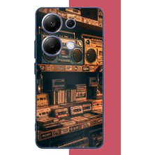 Aksesuarist Poco X7 Pro Uyumlu 90'lar Kaset Baskılı Silikon Kılıf