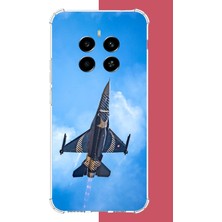 Aksesuarist Realme 12 4g-12 Plus Uyumlu Gökyüzüne Yükseliş Baskılı Silikon Kılıf