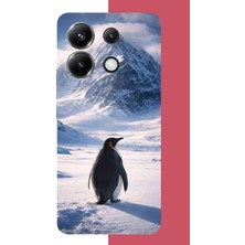 Aksesuarist Poco X6 Pro Uyumlu Nihilist Penguen2 Baskılı Silikon Kılıf