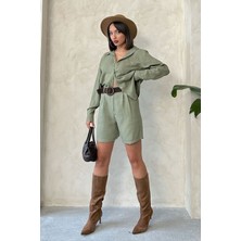 Very Moda Kemerli Şort | D2686