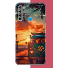 Aksesuarist Redmi Note 8 Uyumlu Vw Güneş Batımı.jpeg Baskılı Silikon Kılıf
