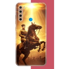 Aksesuarist Redmi Note 8 Uyumlu Atatürk5 Baskılı Silikon Kılıf