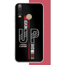 Aksesuarist General Mobile Gm 10 Uyumlu Asla Pes Etme Baskılı Silikon Kılıf