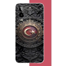 Aksesuarist General Mobile Gm 24 Pro Uyumlu Türk Rozet Baskılı Silikon Kılıf