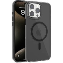 Dorasan Joko Apple iPhone 16 Pro Max Gleam Pc Sert Magsafe Kılıf - Siyah