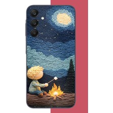 Aksesuarist Samsung Galaxy A25 Uyumlu Küçük Prens Baskılı Silikon Kılıf