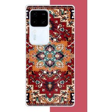 Aksesuarist Vivo V30 Uyumlu Halı1 Baskılı Silikon Kılıf
