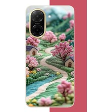 Aksesuarist Redmi A5 Uyumlu Nakışlı Köy Baskılı Silikon Kılıf