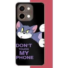 Aksesuarist Vivo 28 Uyumlu Telefonuma Dokunma2 Baskılı Silikon Kılıf