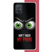 Aksesuarist Samsung Galaxy A71 Uyumlu Telefonuma Dokunma1.jpeg Baskılı Silikon Kılıf