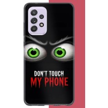 Aksesuarist Samsung Galaxy A72 Uyumlu Telefonuma Dokunma1.jpeg Baskılı Silikon Kılıf