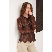 Very Moda Dantel Gömlek | F2073