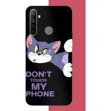 Aksesuarist Realme 5i - 6i - C3 Uyumlu Telefonuma Dokunma2 Baskılı Silikon Kılıf