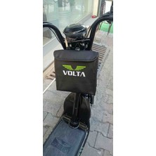 Otoelit Volta Vsm Uyumlu Elektrikli Bisiklet Ön Gidon Çantası Su Geçirmez Deri Görünümlü Ön Çanta