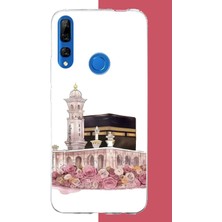 Aksesuarist Honor 9x Uyumlu Çiçekli Kabe.jpeg Baskılı Silikon Kılıf