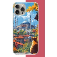 Aksesuarist iPhone 15 Pro Uyumlu Ayasofya1 Baskılı Silikon Kılıf