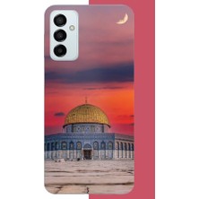 Aksesuarist Samsung Galaxy M14 Uyumlu Kudüs4 Baskılı Silikon Kılıf