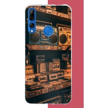 Aksesuarist Honor 9x Uyumlu 90'lar Kaset Baskılı Silikon Kılıf