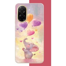Aksesuarist Redmi A5 Uyumlu Minik Fil Baskılı Silikon Kılıf