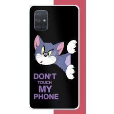 Aksesuarist Samsung Galaxy A71 Uyumlu Telefonuma Dokunma2 Baskılı Silikon Kılıf