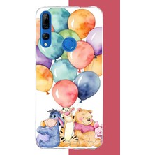 Aksesuarist Honor 9x Uyumlu Winnie The Pooh.jpeg Baskılı Silikon Kılıf