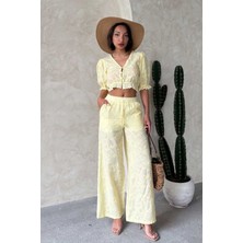 Very Moda Nakışlı Pantolon | D2876