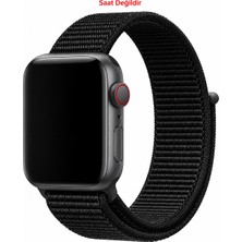 Dexmon Apple Watch 12 11 10 46MM 9 8 7 6 Se Ultra Uyumlu 42-44-45-49MM Uyumlu Hasır Örgü Cırtlı Kumaş Kordon Kayış