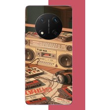 Aksesuarist Honor Magic 7 Lite Uyumlu 90'lar Kaset2 Baskılı Silikon Kılıf