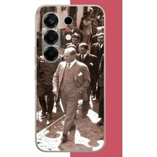 Aksesuarist Tecno Camon 50 Uyumlu Atatürk Halkın Arasında Baskılı Silikon Kılıf
