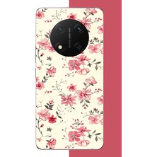 Aksesuarist Honor X9C Uyumlu Kırmızı Pattern Baskılı Silikon Kılıf