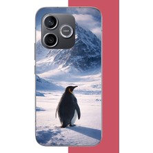 Aksesuarist Honor 600 Uyumlu Nihilist Penguen2 Baskılı Silikon Kılıf