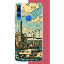 Aksesuarist Honor 9x Uyumlu Istanbul Baskılı Silikon Kılıf