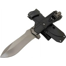 Efnaz Style Zero Error Tactical 7 40 Siyah Outdoor Bıçak 27CM - Siyah Sap, Magnezyum Çubuklu, Kılıflı