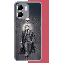 Aksesuarist Infinix Smart 10 Uyumlu Baba Yaga Baskılı Silikon Kılıf