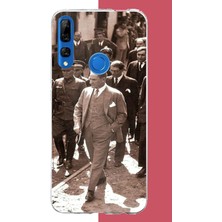 Aksesuarist Honor 9x Uyumlu Atatürk Halkın Arasında Baskılı Silikon Kılıf