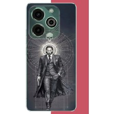 Aksesuarist Tecno Pova 6 Pro Uyumlu Baba Yaga Baskılı Silikon Kılıf