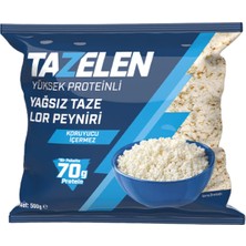 Tazelen Yüksek Proteinli Yağsız Taze Lor Peyniri 500G