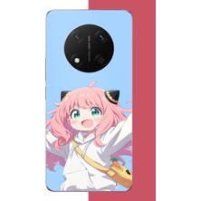 Aksesuarist Honor X9C Uyumlu Kawaii Pembe Saçlı Kız Baskılı Silikon Kılıf